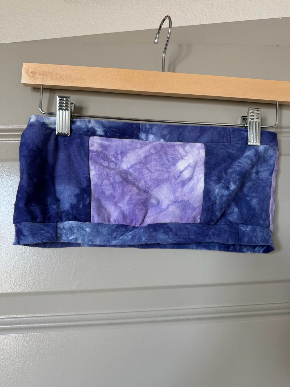 Silk & Bone Bandeau Patchwork Top